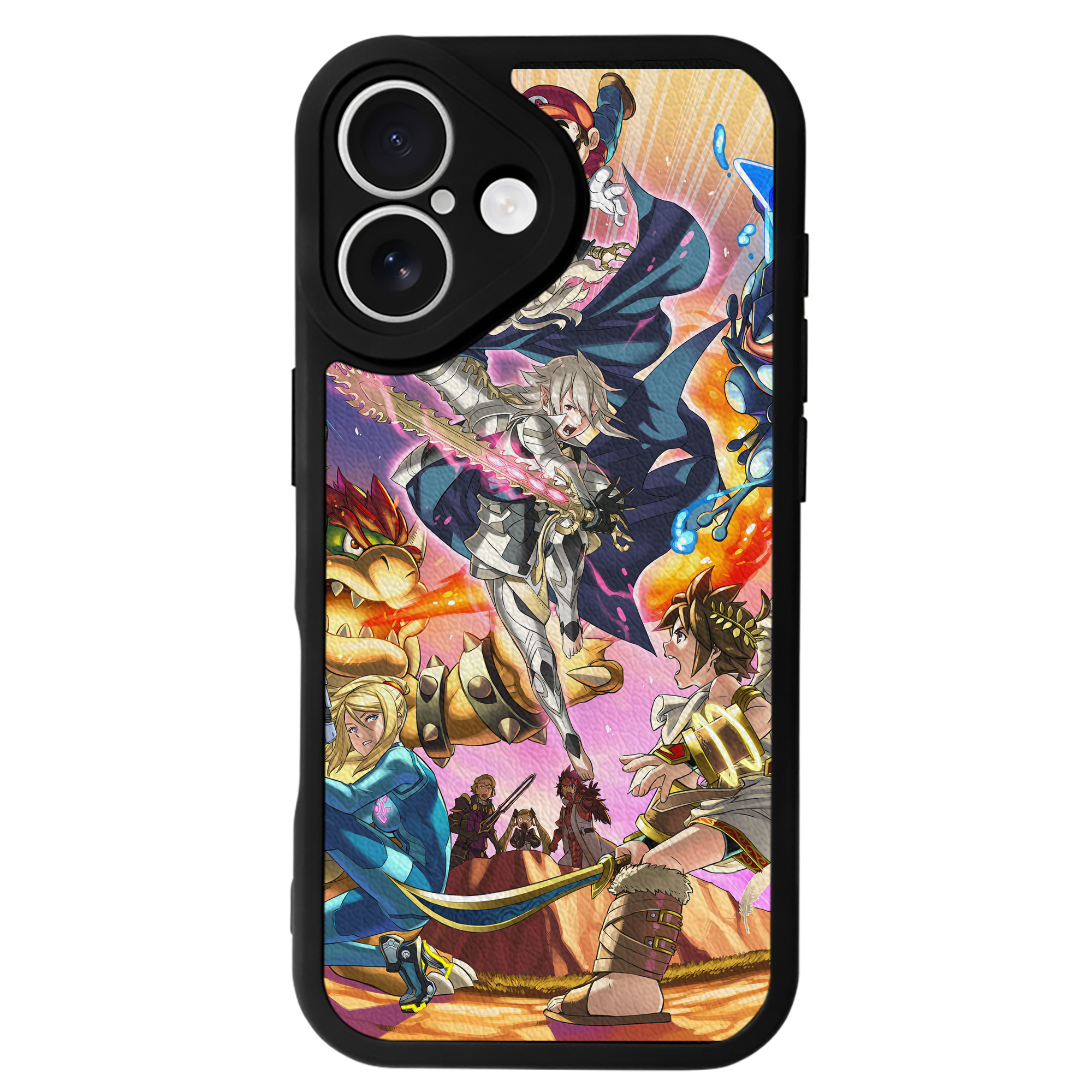 （画像用） ポケットモンスター Pokémon 【iPhone 16シリーズ対応】シリコンスマホケース（レザー調） 材質：シリコン